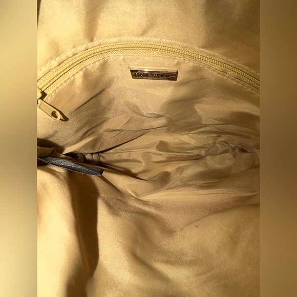 NWOT- Vintage- Giani Bernini- Cerulean Blue Genuine Leather Crossbody Bag- Y2K - Picture 6 of 7